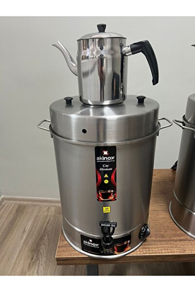 AKİNOX 23 Litre Çay Makinesi Çay Otomatı Semaver Çay Kazanı