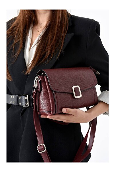 Çanta Sepetim Multi-Compartment Lock Detailed Shoulder and Crossbody Bag