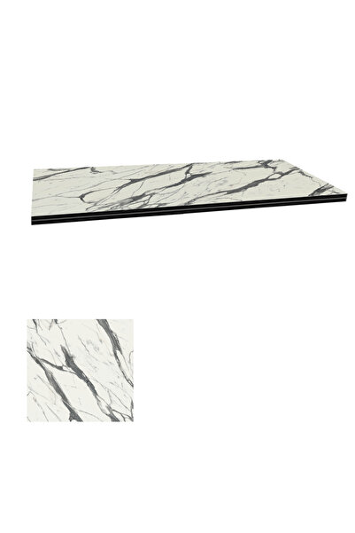 Dockers Kompakt Laminat Masa Tablası (80X120) - Afyon Marble