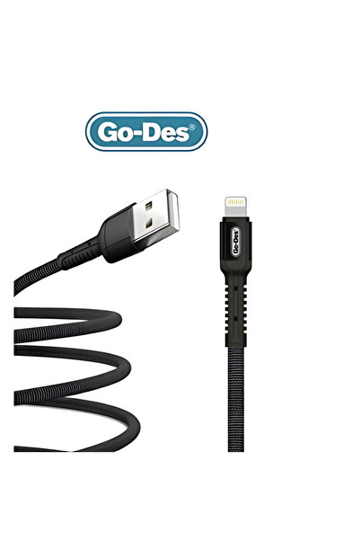 Go-Des iPhone Fast Charging Cable 3A, 1 Meter, USB