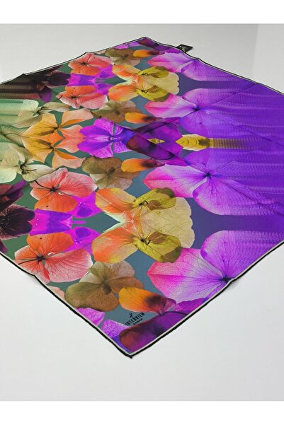 PİRAMİT Sarar Interview Tivil Silk Scarf 10015-3