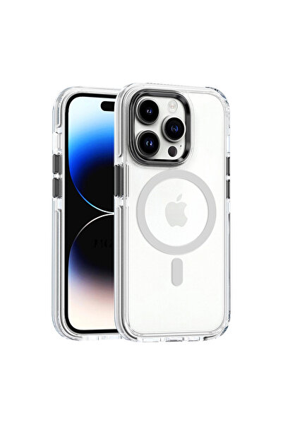 eco port iPhone 15 Pro Bella Magsafe Cover - Gray