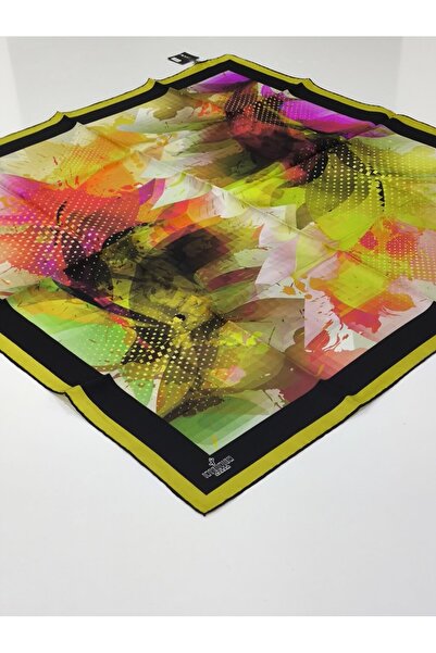 PİRAMİT Sarar Interview Tivil Silk Scarf 10008-2