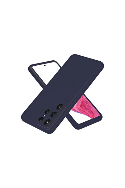 eco port حافظة سامسونج جالاكسي S25 الترا أولى من السيليكون - أزرق داكن