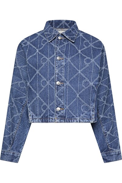 Calvin Klein AOP TRUCKER JACKET CK ATLANTIC