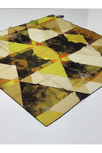 PİRAMİT Sarar Interview Tivil Silk Scarf 10006-1