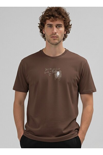 STOCX Men's Oversize Printed Short Sleeve T-Shirt