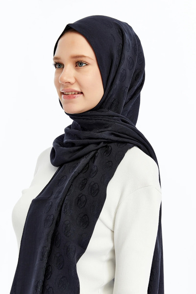 Valentino Orlandi Alia Series Monogram Shawl - 06245