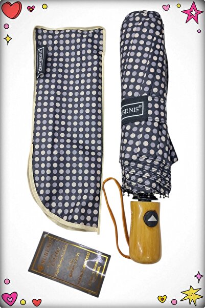 Rubenis 10 Telli 3 Kırmalı Su Tutmaz Hafif Ama Güçlü Modern Tasarım Lüx Şemsiye