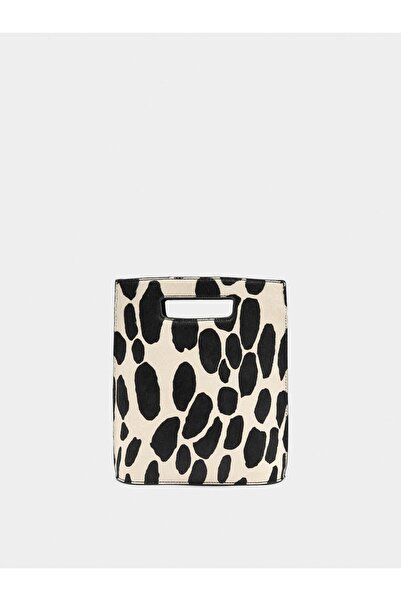 PARFOIS Kadın Deri Detaylı Tote Çanta