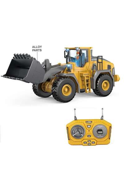 TeTea Jucarie Interactiva Tetea, Incarcator Frontal din aliaj RC 1/24 cu tele...