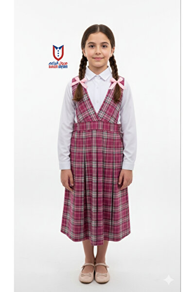 Back To School Maryoul Baraem Pink Korohat Girls uniform, Durable and Comfort...
