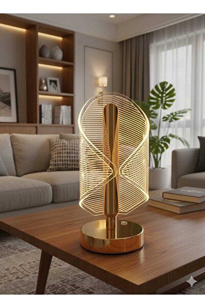 monthiron şık görünümlü ledli gece ve masa lambası dokunmatik tuşlu typc e sa...