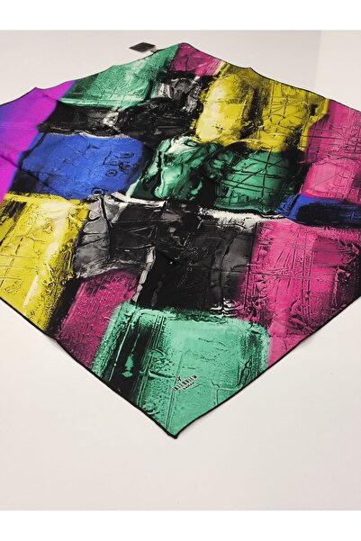 PİRAMİT Sarar Interview Tivil Silk Scarf 10004-6