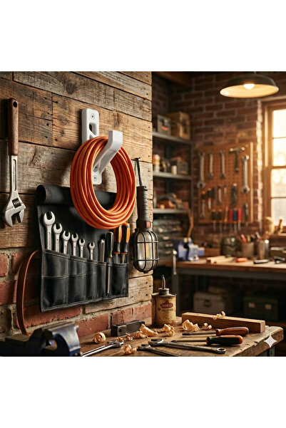 OME حامل جداري صناعي فائق المتانة - منظم للكابلات والخراطيم والمعدات شديد التحمل