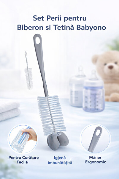 Babyono Bottle and teat brush set,