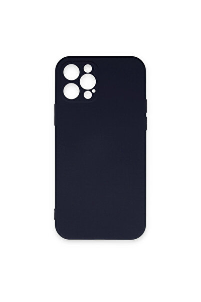 eco port iPhone 12 Pro Max Case Nano Velvet Silicone Inside - Navy Blue