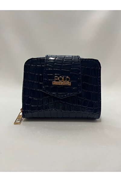 DAVID POLO Timsah desenli Cüzdan