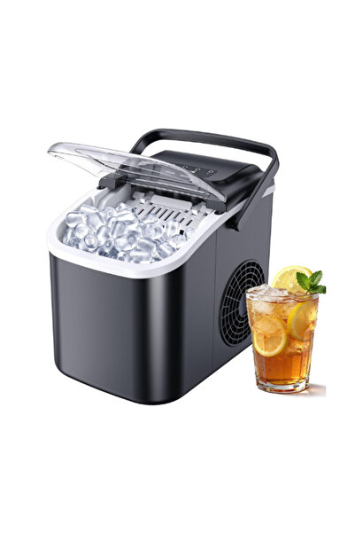 AL3B مكينه صانعه الثلج المحمولة 1.1 لتر 112 واط 9 مكعبات ثلج في وقت واحد 8 دقائق