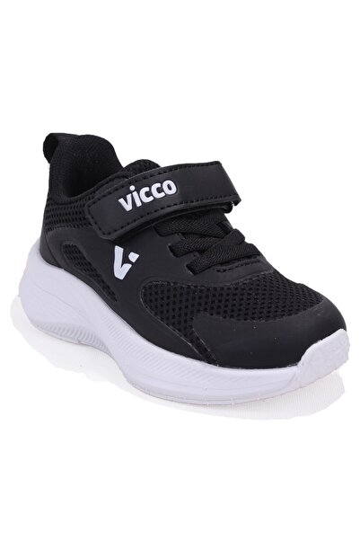 Vicco Karon 346F26Y146 Pantofi sport ortopedici negri pentru băieți