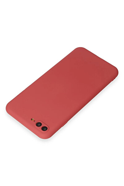 Najmaddin حافظة نيو فيس لآيفون 7 بلس من السيليكون الأول - لون القرميد