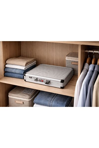 YONCA OUTLET Aluminum Password Lock Briefcase and Equipment Bag - Shockproof ...