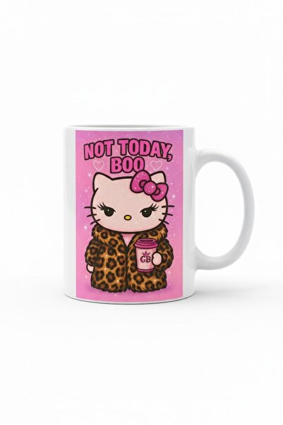 sartre art Hello Kitty Kupa - Not Today Boo Leopar Montlu Sassy Girl Boss Hed...