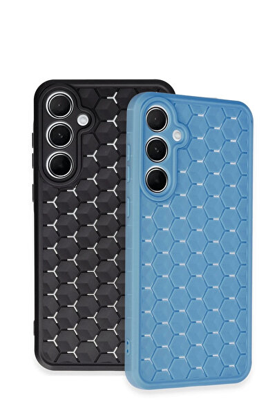 Najmaddin غطاء سيليكون على شكل خلية النحل لهاتف سامسونج جالاكسي A25 5G من نيو...