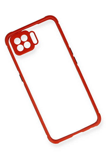 Epilons جراب رينو 4 لايت ميامي سيليكون شفاف - أحمر