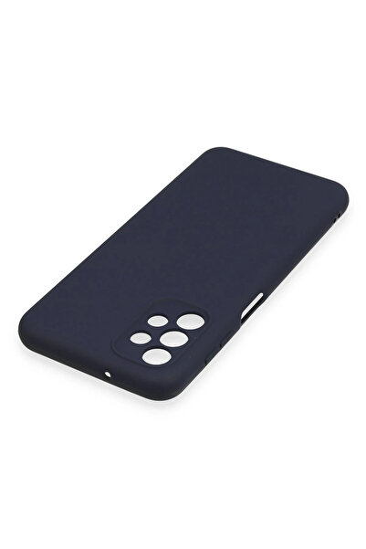 Najmaddin حافظة سامسونج جالاكسي A13 4G من نيو فيس سيليكون أول - أزرق داكن