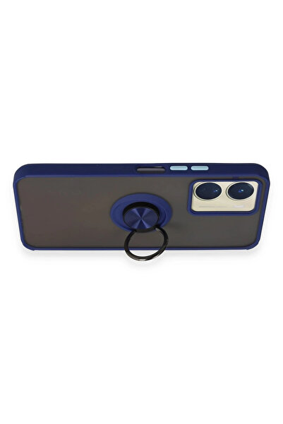 Najmaddin غطاء حماية سيليكون من نيو فيس لهاتف فيفو Y16 مع حلقة مونتريال - أزر...