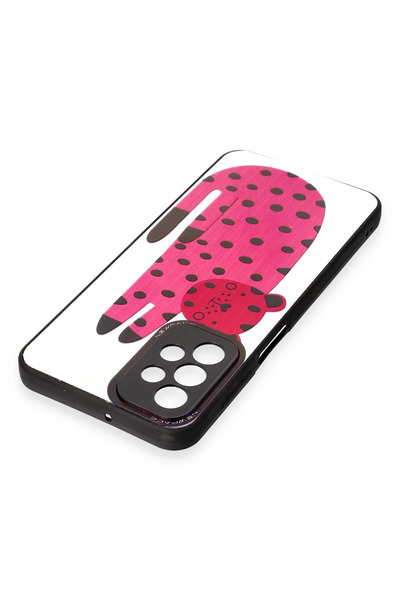 Najmaddin نيوفايس حافظة سامسونج جالاكسي A23 4G غطاء مرآة منقوش - مرآة - 12