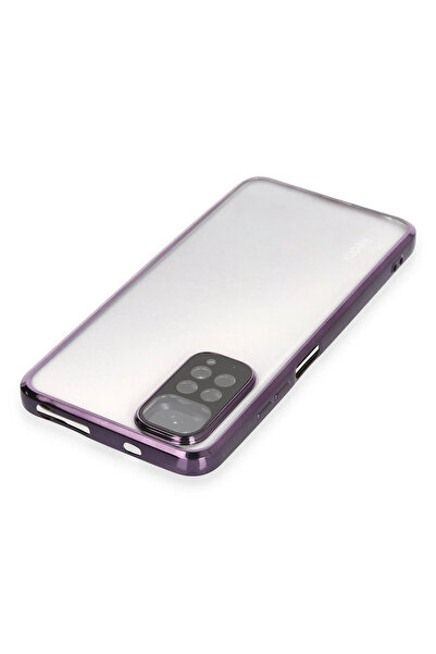 Epilons حافظة ريدمي نوت 11 من السيليكون مع عدسة - بنفسجي