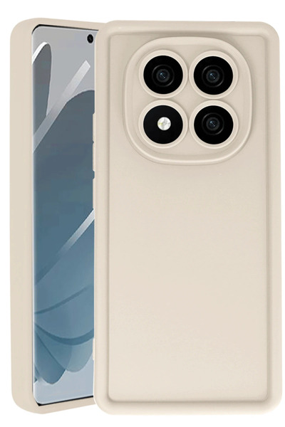 Epilons حالة Redmi Note 14 5G من السيليكون Viera - كريم