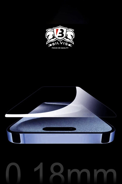 Epilons Newface iPhone 15 Pro Bilvis 0.18mm Plus Glass Screen Protector