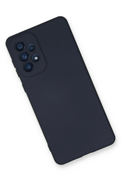 Epilons حافظة هاتف جالاكسي A33 5G من السيليكون المخملي الداخلي - أزرق داكن