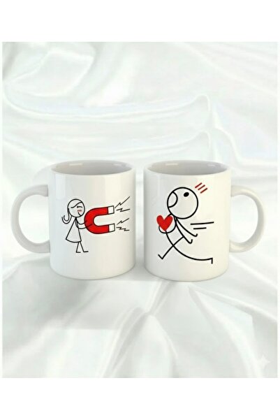 sartre art طقم أكواب مزدوجة خاصة للأزواج - أنت بدونك / أنا بدونك، مجموعة أكوا...