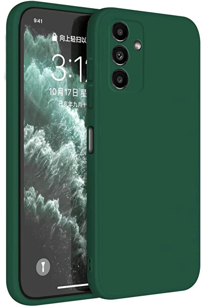 Najmaddin حافظة سامسونج جالاكسي S23 Fe من نيو فيس سيليكون أول - أخضر داكن