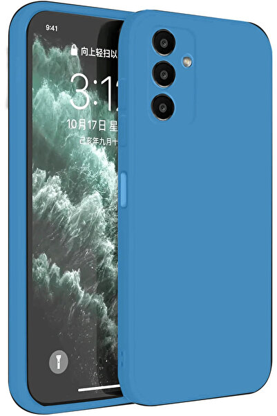 Najmaddin حافظة نيو فيس لهاتف سامسونج جالاكسي S23 Fe من السيليكون الأول - أزرق