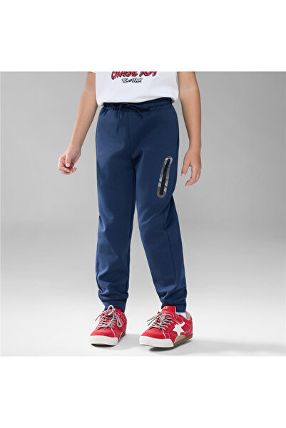 Giordano Kid's Regular Taper Stretch Interlock Jogger with Elastic Waist