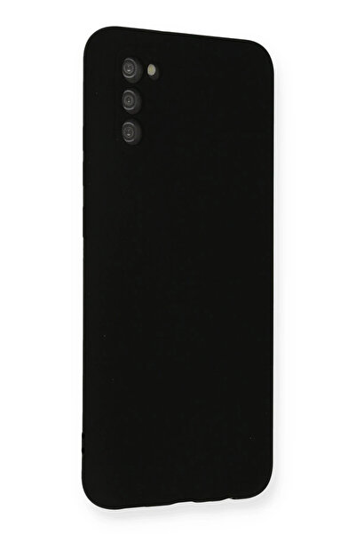 Epilons حافظة جالاكسي A03S من السيليكون المخملي الداخلي - أسود