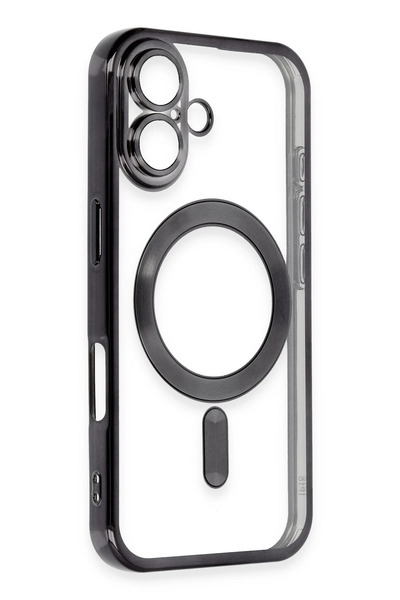 Epilons غطاء حماية مغناطيسي لهاتف آيفون 16 - أسود