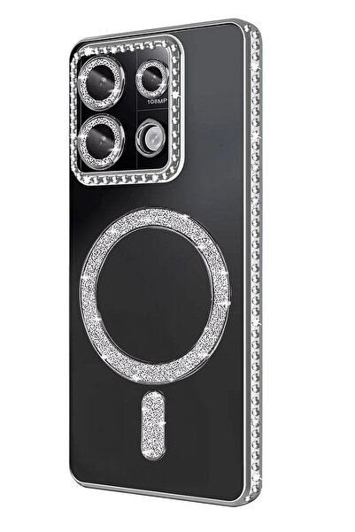 Epilons حافظة ريدمي نوت 13 4G جوك سيملي ماجنيتيك سيف - فضي