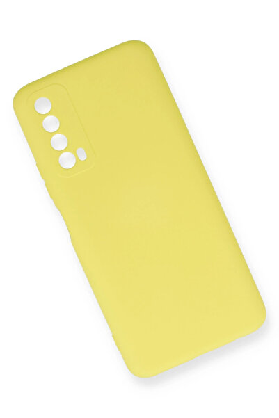 Najmaddin حافظة نانو داخلية من السيليكون المخملي - صفراء لهاتف هواوي بي سمارت...