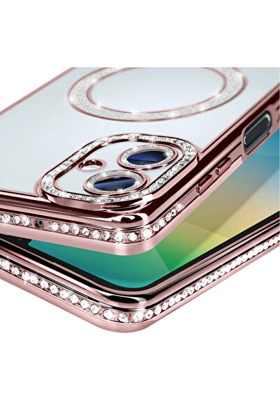 Epilons حافظة جالاكسي A06 جوكي سيملي ماجنيتيسيف - وردي