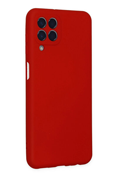 Epilons حافظة جالاكسي M33 من السيليكون المخملي الداخلي - أحمر