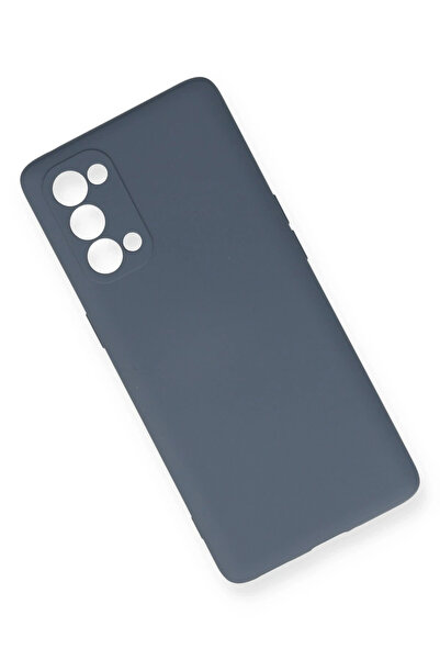 Najmaddin حافظة نيو فيس لهاتف اوبو رينو 5 برو نانو اندرويد مخمل سيليكون - رمادي