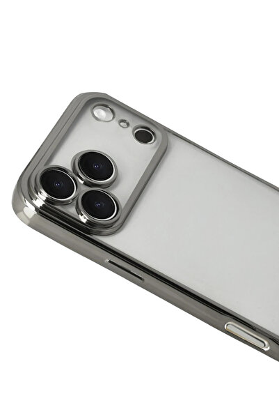 Epilons إيفون 17 مع عدسة سيليكون - رمادي تيتانيوم