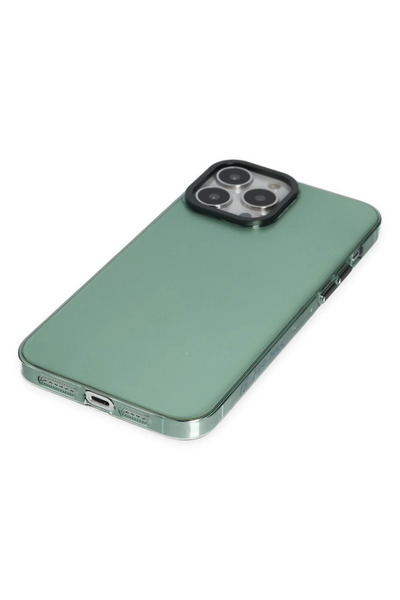 Epilons حافظة آيفون 13 غطاء معدني صلب من أنكا للكمبيوتر الشخصي - أخضر