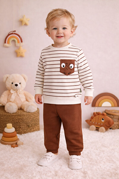 dilekucurtmakids Çizgili Mevsimlik 2 İplik Erkek Çocuk Takım 1Yaş, 2Yaş,3 Yaş...